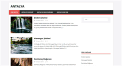 Desktop Screenshot of antalya.web.tr
