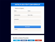 Tablet Screenshot of antalya.de